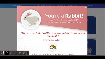 Click speed test - Check Clicks per Second
