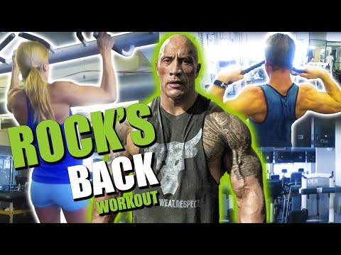 I Tried The Rock'S Back Workout With My Wife (This Is Awesome) | Liveleantv  - Youtube