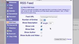 How to Display a Blog's Latest Posts in Your Wikispace