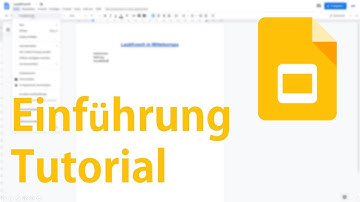 Einführung in Google Slides - Tutorial Google Slides