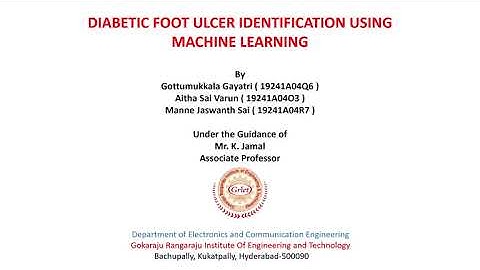 Diabetic Foot Ulcer Identification Using Machine Learning