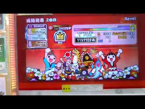太鼓の達人Xevelフルコンボ/手元