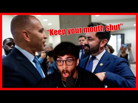 Thumbnail for HAKEEM JEFFREYS INFINITE AURA MOMENT | HasanAbi Reacts