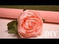 Камелия с гофрированной бумаги / DIY Crape Paper Camellia