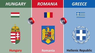 Hungary vs Romania vs Greece   Country Comparison 2023