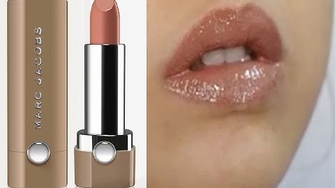 Marc jacobs new nude sheer gel lipsticks review đánh giá