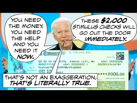 Joe, You Promised $2,000 Stimulus Checks Would Go Out the Door Immediately.