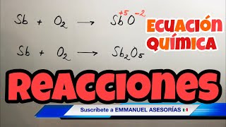 CHEMICAL REACTIONS | Exercises with Chemical Equations