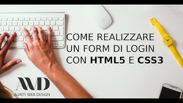 Creare un form di Login - tutorial ita