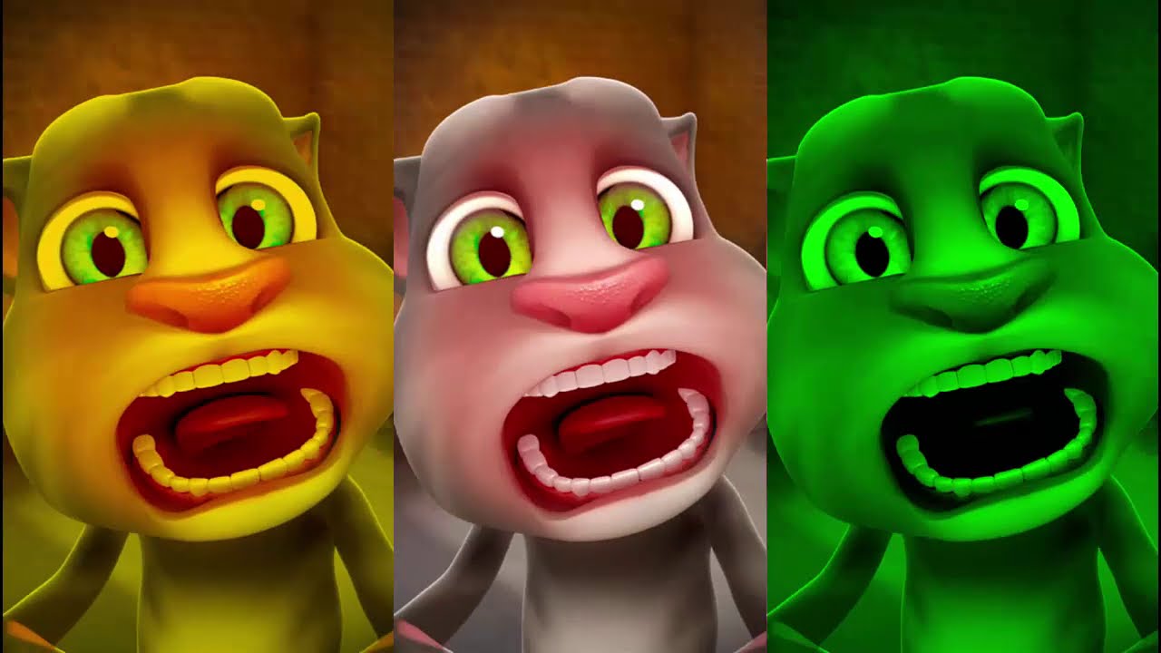 My Talking Tom Cat 2 Colors - The Bast Funny Tom Video 25 - YouTube