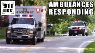 Ambulances Responding Compilation 1