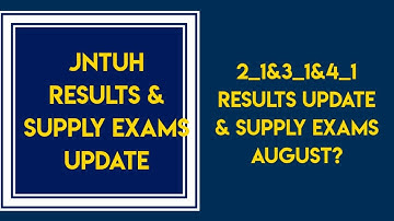 JNTUH 2_1 RESULTS||JNTUH 3_1 RESULTS||JNTUH 4_1 RESULTS||JNTUH RESULTS UPDATE 2021||JNTUH UPDATES||