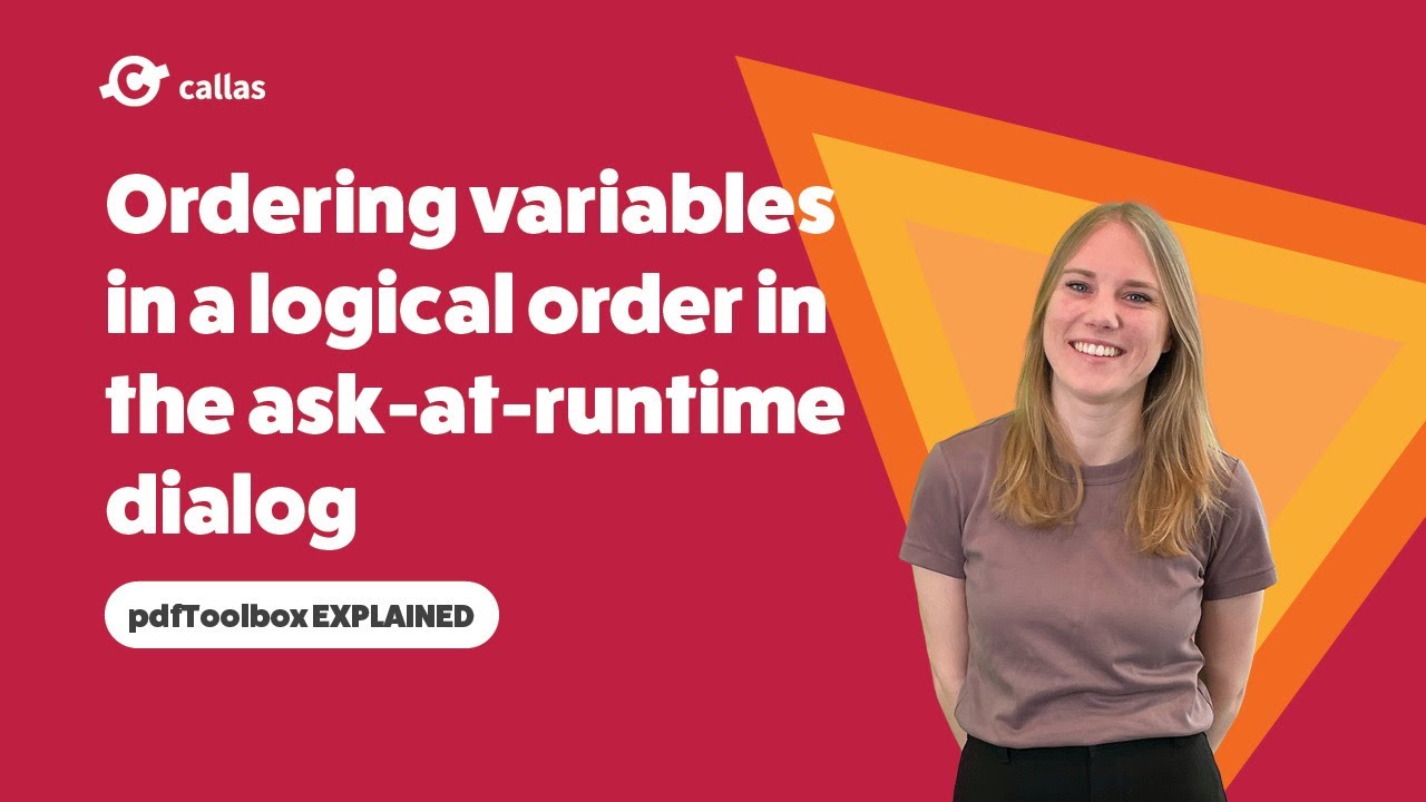 Ordering variables in a logical order in the ask-at-runtime dialog window