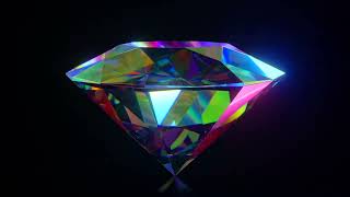 Clear Shining Diamond Crystal No Audio Screen Saver (10 Hours)
