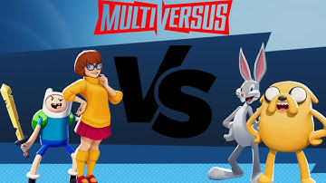 Finn & Velma VS Bugs & Jake - Multiversus Gameplay