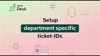 How to identify tickets using department-specific IDs