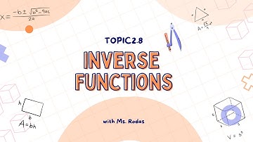 2.8 Inverse Functions