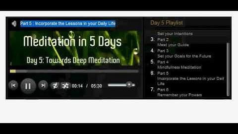 HTML5 Audio Player with Playlist
