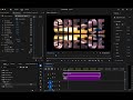ReflectingText in Adobe Premiere Pro