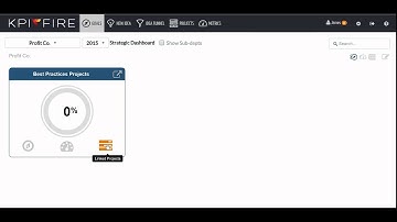 Creating Project Portfolios in KPI Fire