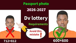 DV LOTTERY 2026-2027 PHOTO REQUIREMENTS /DV  PHOTO TOOL CHECKING #diversityvisa (Green card photo) screenshot 5