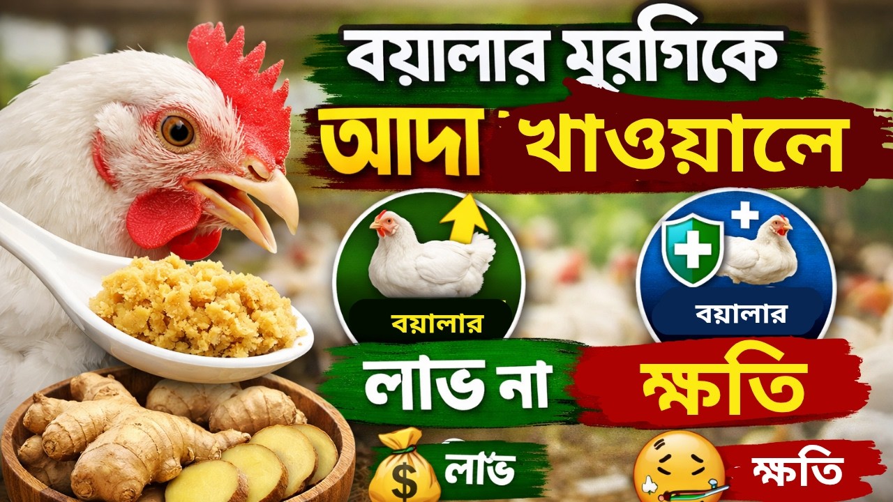 মুরগিকে আদা খাওয়াবেন কেন? সম্পূর্ণ গাইড