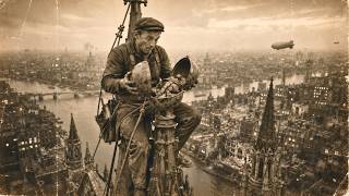 The Last Ironworker Who Climbed the Old Spires — What He Found Inside the Orbs (1942)