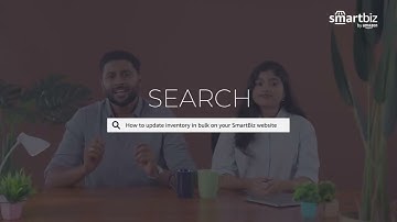 How to Upload Inventory in Bulk on Your SmartBiz Website. #smartbizbyamazon  #bulkinventoryupload