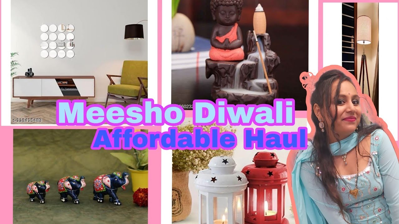 Meesho Diwali Affordable Home Decor Haul Meesho Online Shopping 🛍