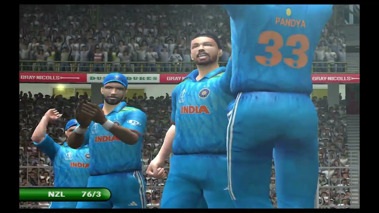 India vs New Zealand 5th T20i – Full 2nd Innings | EA Sports Cricket 07 Match Simulation