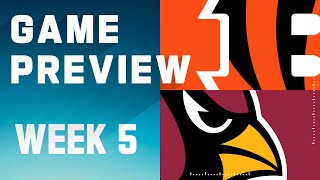 Cincinatti Bengals vs. Arizona Cardinals | 2023 Week 5 Game Preview