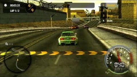 Need for Speed Most Wanted 5-1-0 Sony PSP Gameplay