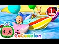 Balloon Boat Race - Fantasy Animals | CoComelon Animal Time | Nursery Rhymes for Babies
