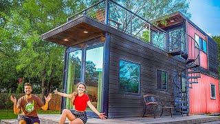 OUR 2-STORY ULTRA-MODERN SHIPPING CONTAINER HOME (Ft. LivingBobby)
We stayed in a 2-story ultra-modern shipping container home with Bobby from @LivingBobby
This minimal shipping container house is one of the best Airbnbs I’ve stayed at. This cozy container home is located in Waco, Texas and is called the Helm.
It seems really tiny from the outside, but it has two stories and can fit up to 4 people.
I hope you’ll enjoy this shipping container tour and tiny house tour!
If you’re still reading this, go follow me on insta and say hi on my last post: https://www.instagram.com/lucilehr/
Bobby’s channel (LivingBobby): https://www.youtube.com/user/LivingBobby
My ENTIRE video + travel gear (+ Bobbys): https://www.lucilehr.com/my-gear
Business inquiries: lucile@lucilehr.com
#shippingcontainer #containerhome #containerhouse #shippingcontainerhome #airbnb OUR 2-STORY ULTRA-MODERN SHIPPING CONTAINER HOME (Ft. LivingBobby)