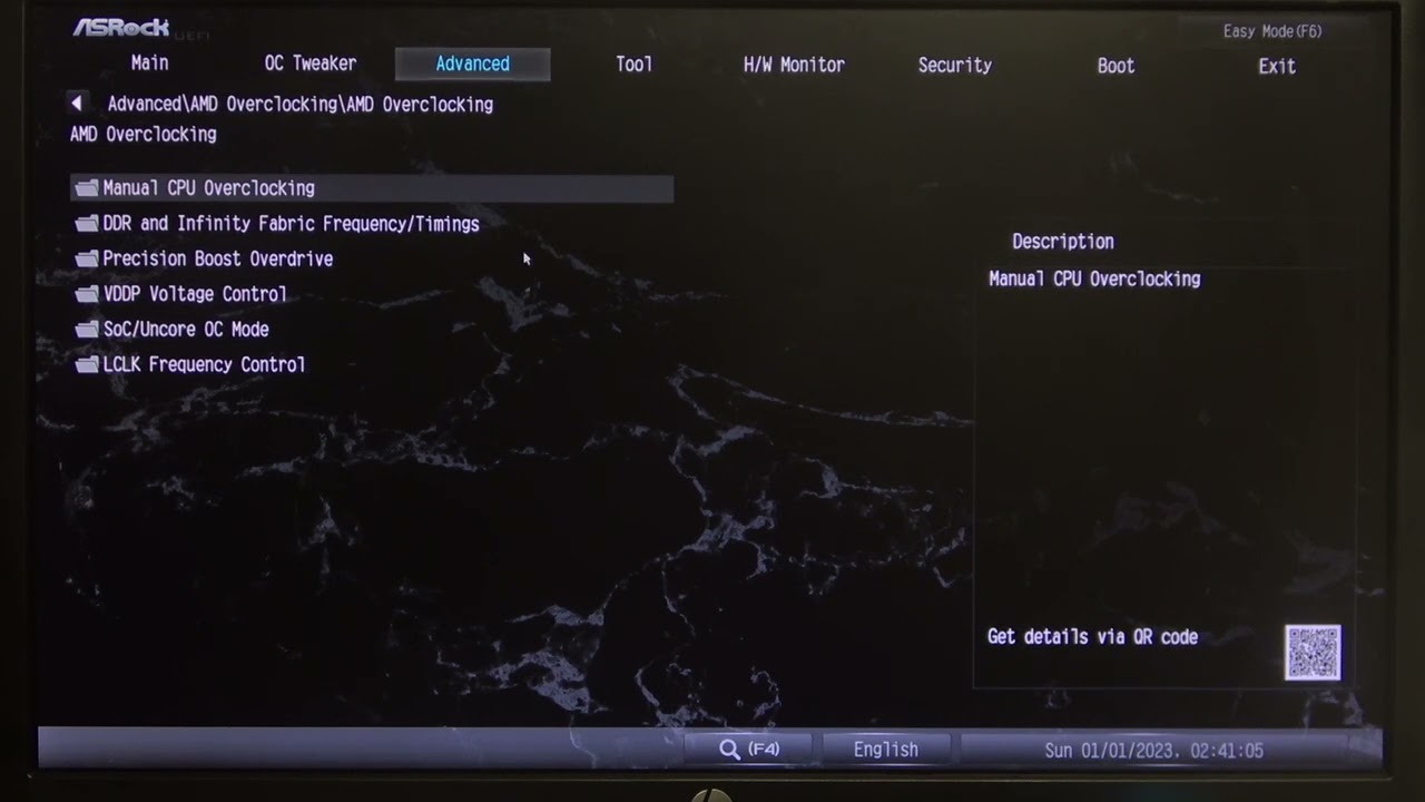 How To Enter AMD Overclocking Settings On ASRock X670E Taichi