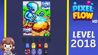 Pixel Flow Level 2018 Solution Walkthrough