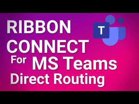 Ribbon Connect Portal Introduction:  French 0419