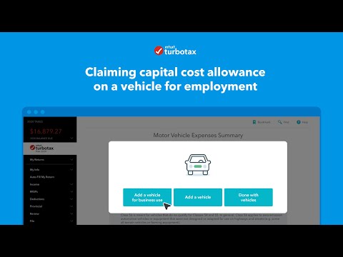 Claiming CCA on your vehicle | TurboTax Canada