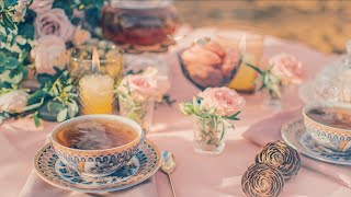 Tea Party ASMR Ambience | Peaceful Garden Teatime with You | birds singing, making tea, garden sound