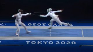 Highlights Vivian KONG Man Wai 🇭🇰 v María Luisa DOIG CALDERóN 🇵🇪 T32 Tokyo Olympics 2020 WEI 🤺