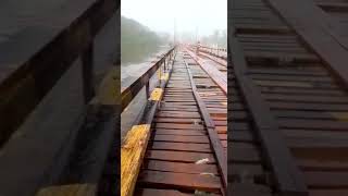 maré cheia na Ponte do curupati Bragança do para