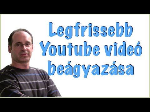 Videó: YouTube-videó Beágyazása