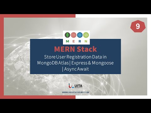 Lect 9 Store User Registration Data in MongoDB Atlas | Express & Mongoose | Async Await | Mern stack