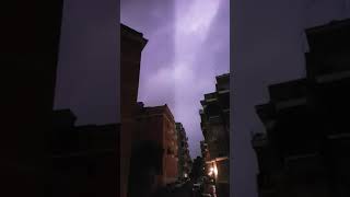 Impressive amount of lightnings over Rome, Italy - 28/07/2019