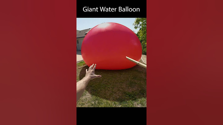 Giant Growing Water Balloon #shorts