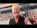 Metallica james hetfield intro  creeping death live 4k gothenburg sweden  june 16 2023