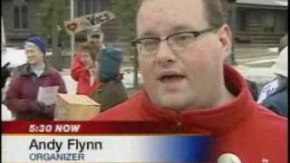 Rally Supports Visitors Interpretive Centers