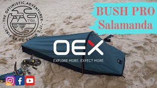 OEX Salamanda hooped Bivvy bag review. Cornish Beach, wild camping trip. @GOOutdoorsTV