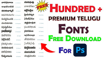 How To Load Premium Telugu Fonts in Photoshop for FREE in 2025 | Step-by-Step. #photoshop #font