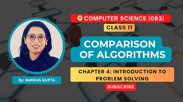 CBSE Computer Science(083):Comparison of Algorithm| Chapter 4| Class 11 #cbse #shortvideo #computer